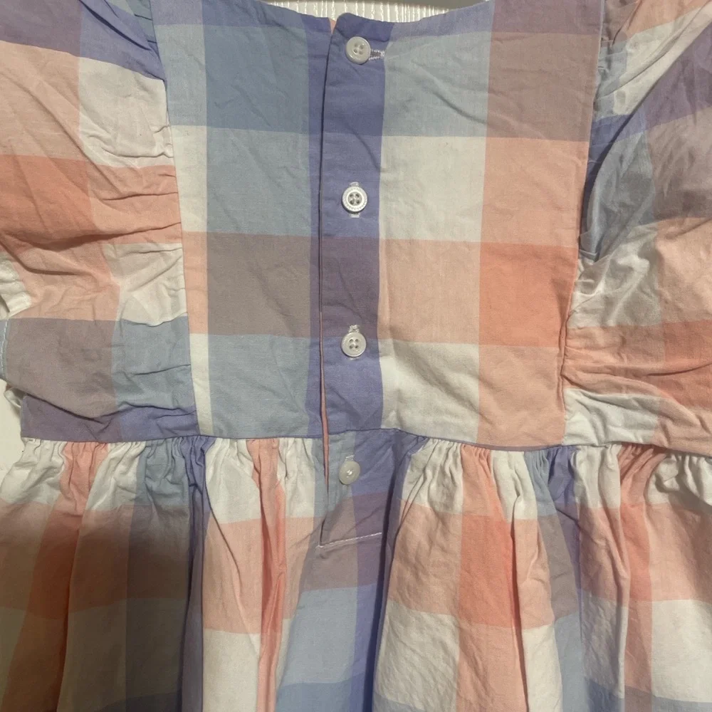 Carter's Pastel Plaid Dress Size 2T